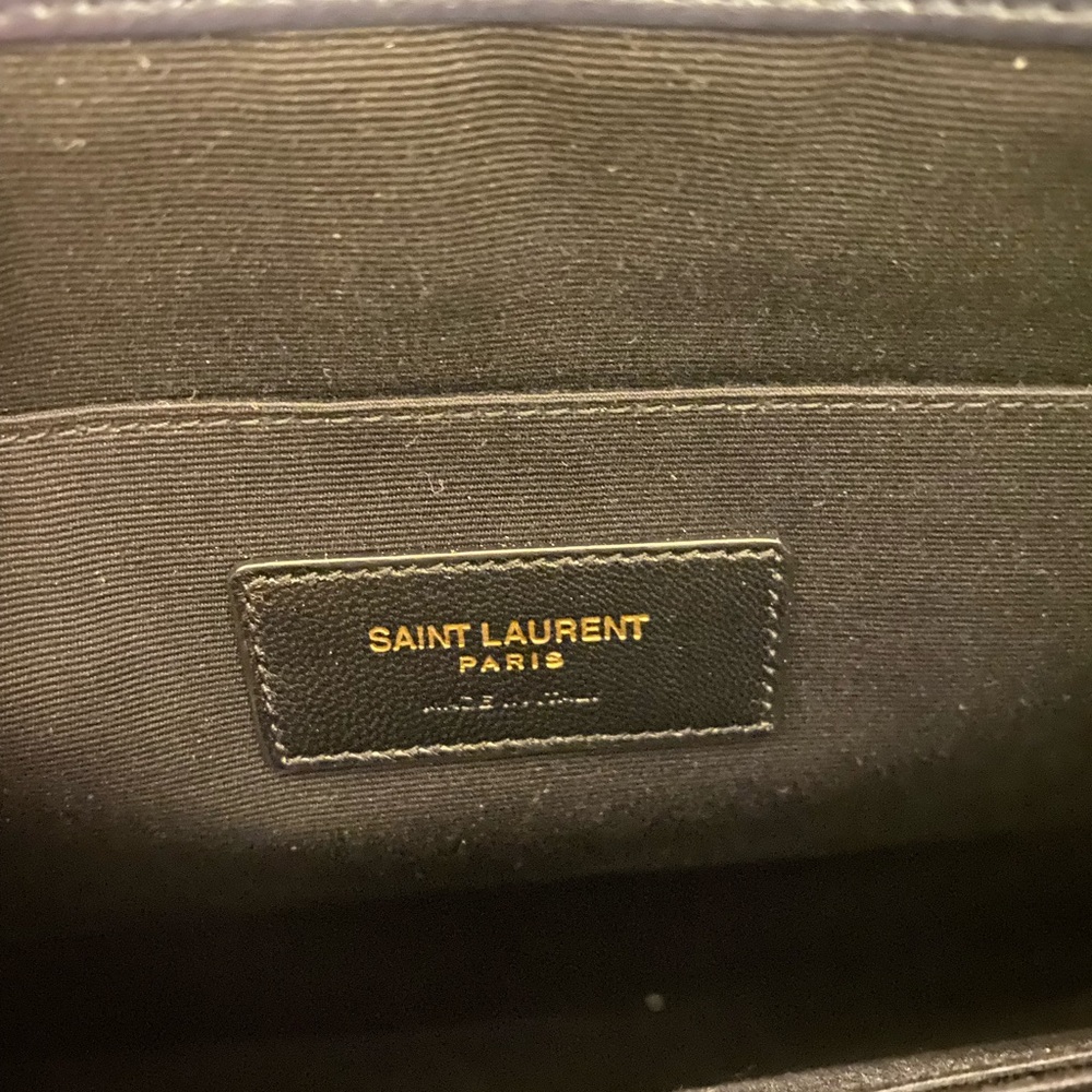 YSL Monogram Document/Tablet Holder in Matelasse Leather - Picture 4 of 7
